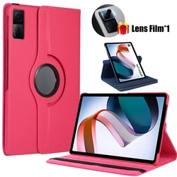 Premium Leather Rotating Stand Case with Sleep - Wake Function for Redmi Pad 10.61 (Rose)