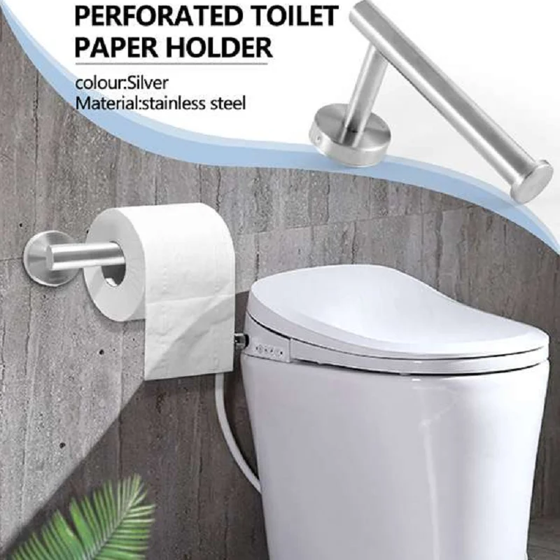 SUS 304 Stainless Steel Toilet Paper Holder,Round Tissue Holder,Paper Roll Dispenser