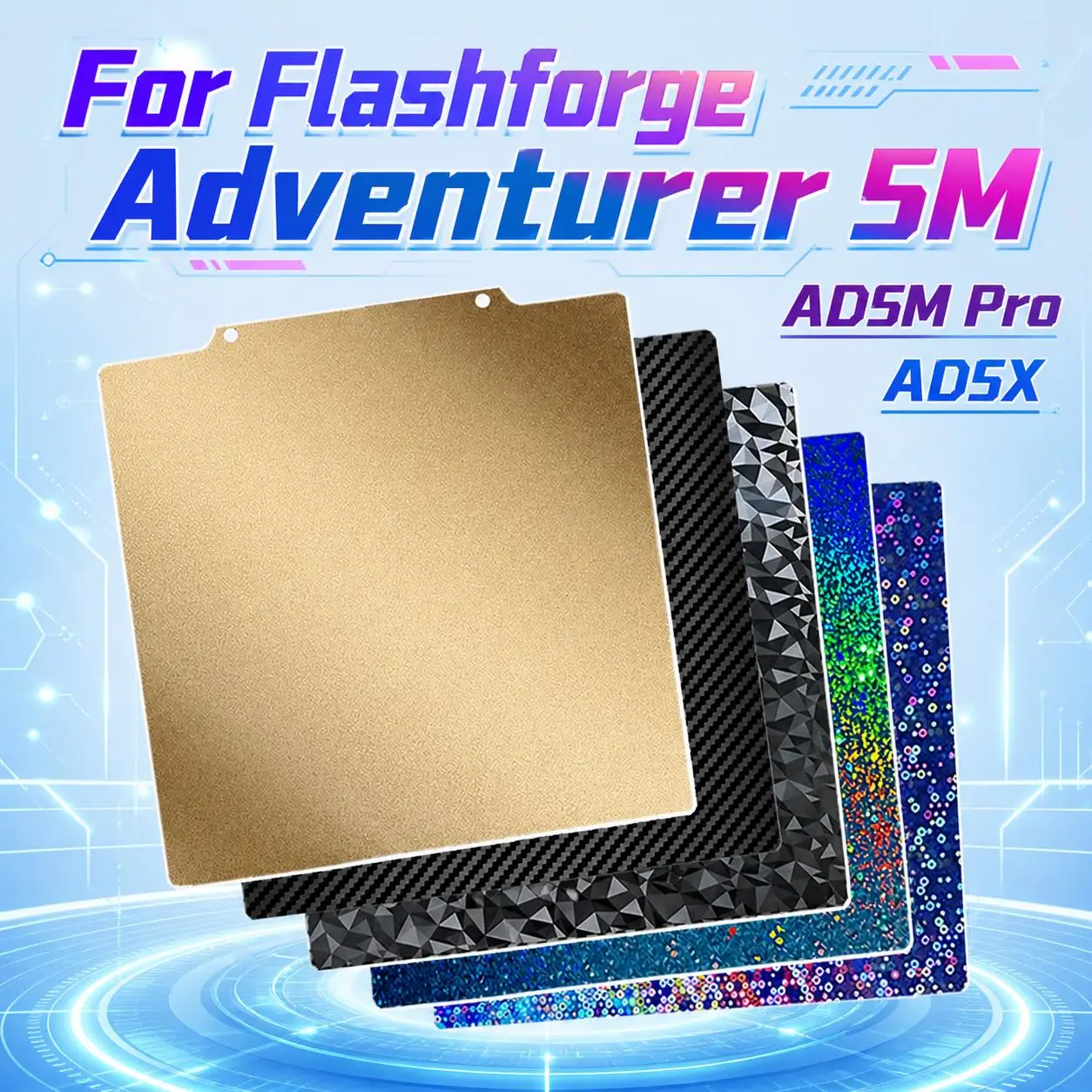 Magnetic PEI Double-Sided Printing Build Plate - 235x235mm