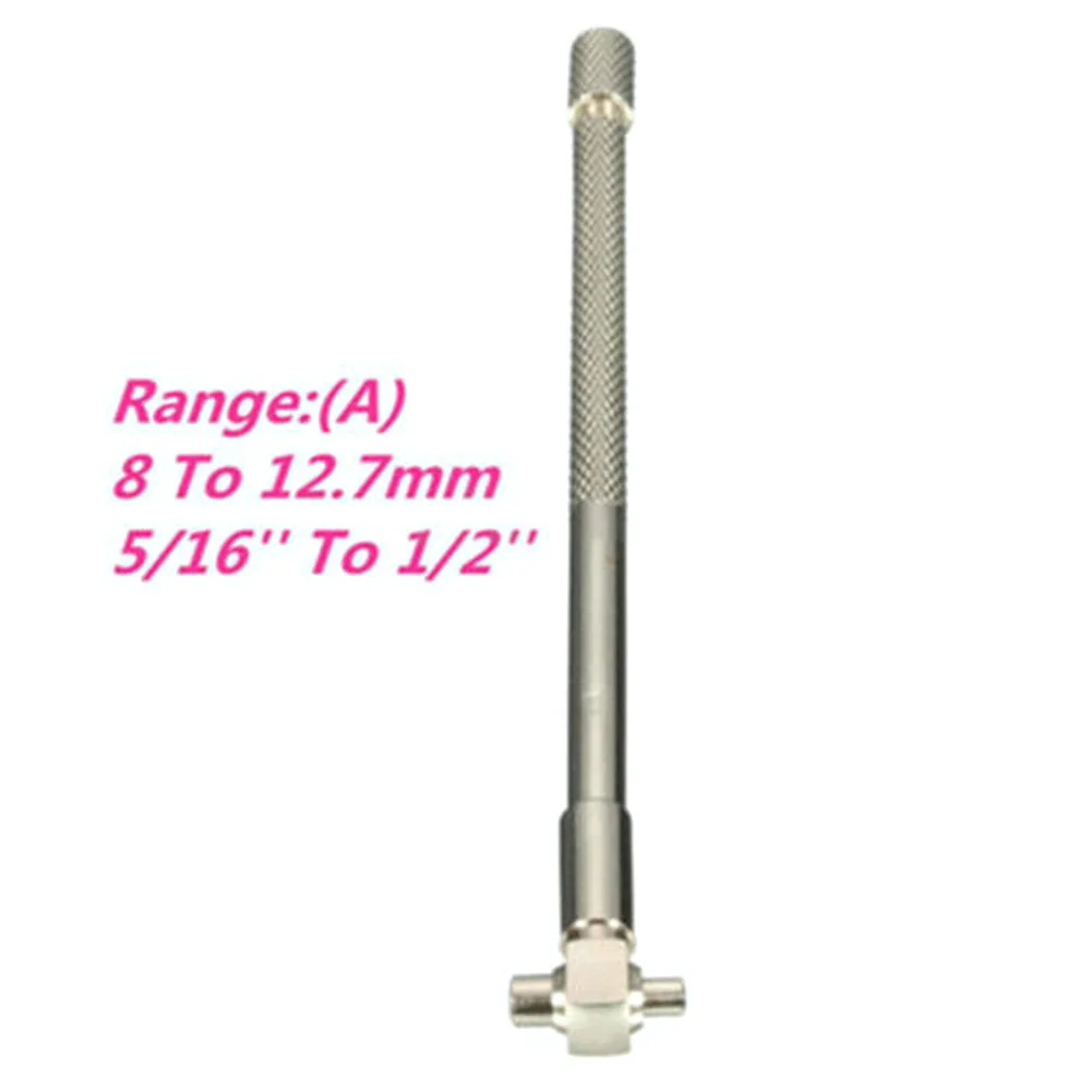 6pcs 8 150mm Tool Steel Telescopic Gauge Measurement Caliper Portable T