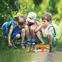 Kid Insect Observation Box Bug Viewer Bound Catcher Collection Kit Container Cage Nature Science Exploration Educational Toy 2