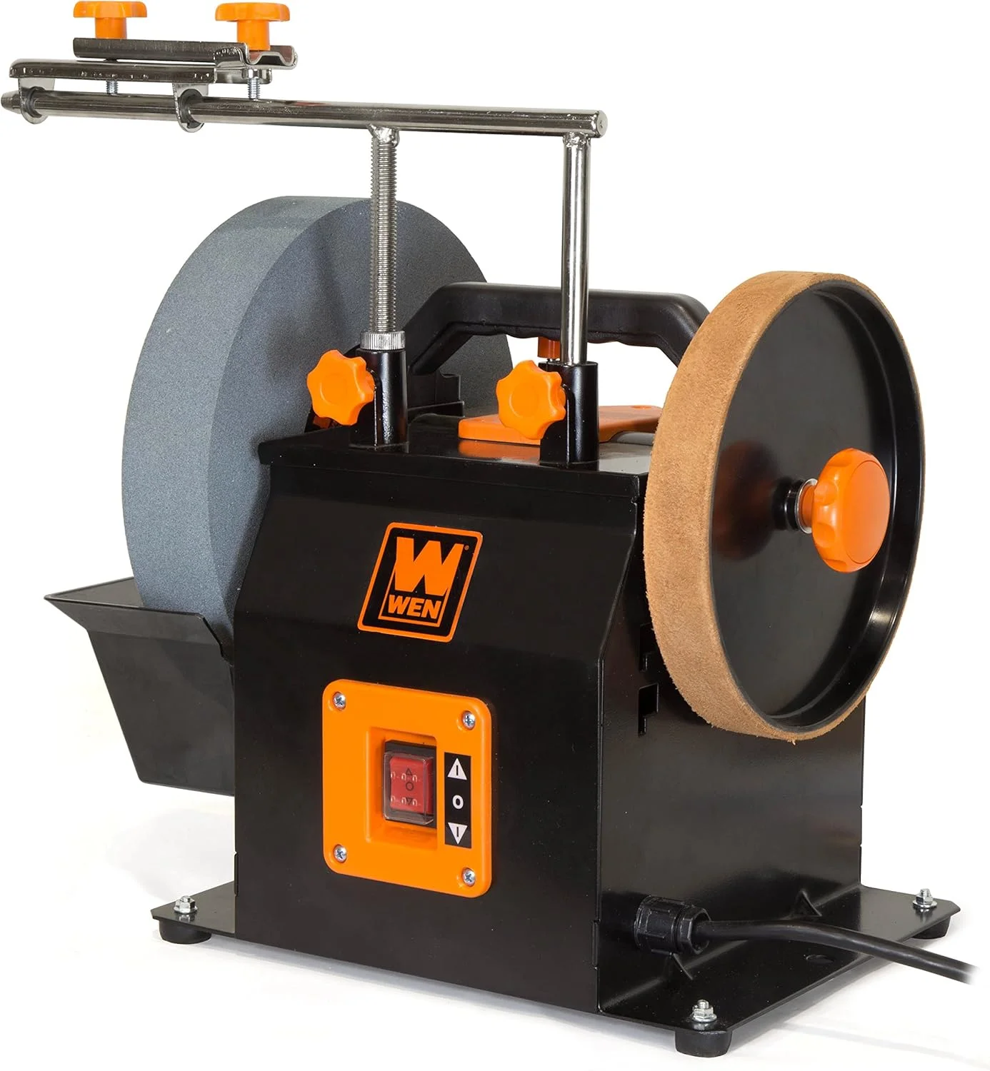 BG4286 3-Amp 8-Inch Slow Speed Bench Grinder, Orange,black