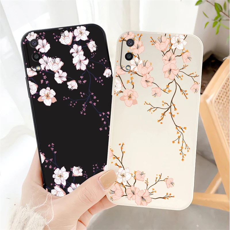 Elegant Floral Soft Shockproof Phone Case Cover