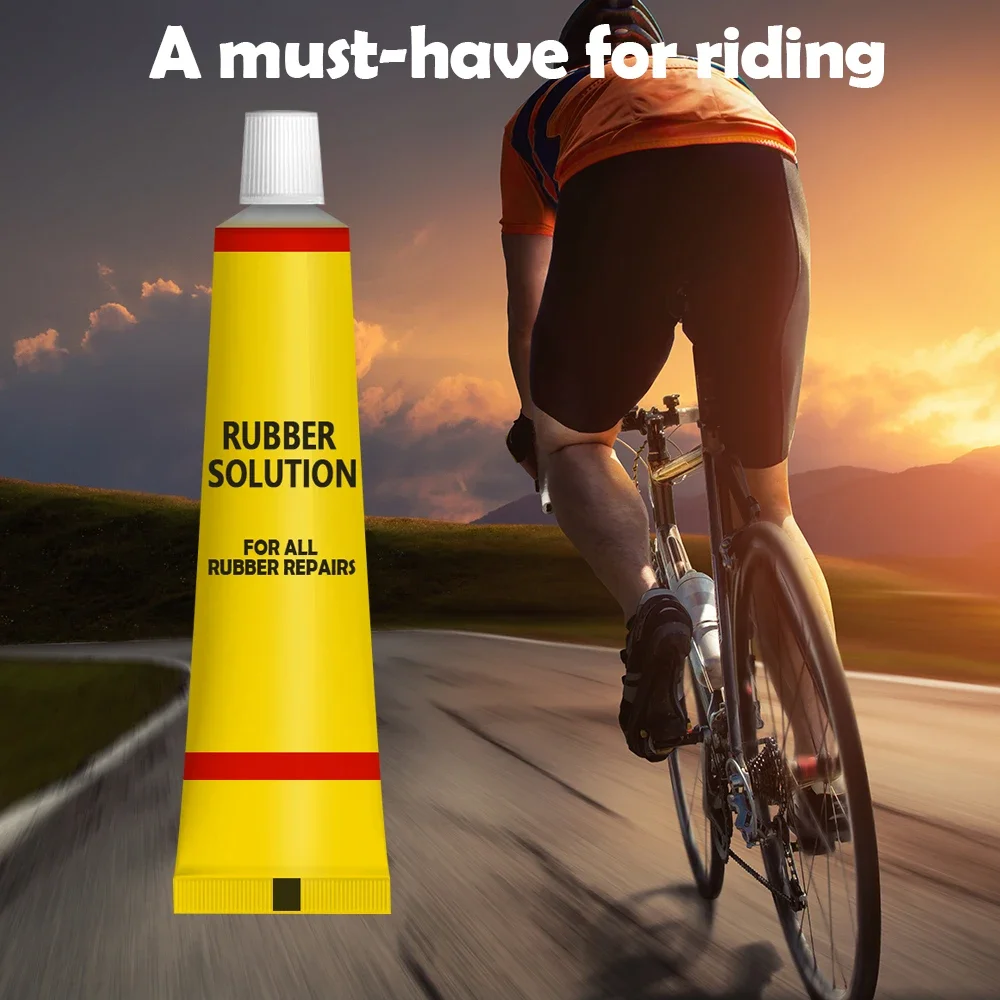 5Pcs Bicycle Repair Glue Bike Tire Repair Tools Bicycle Inner Tube Puncture Cement Rubber Cold Patch Solution