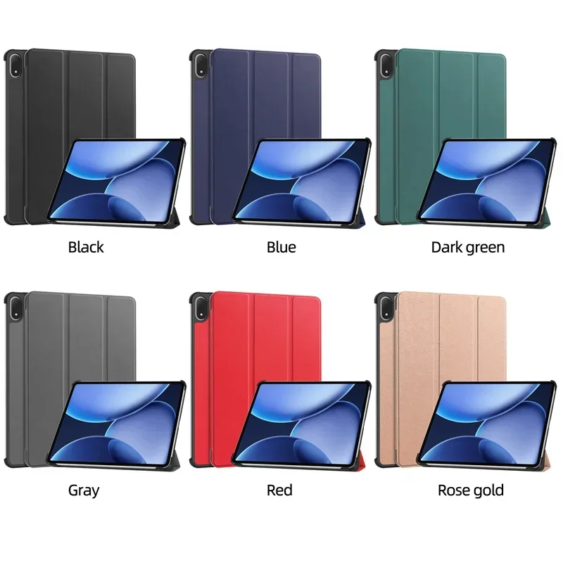 For OnePlus Pad 3 Pad3 Case Smart Tablet Cover Tri-Folding