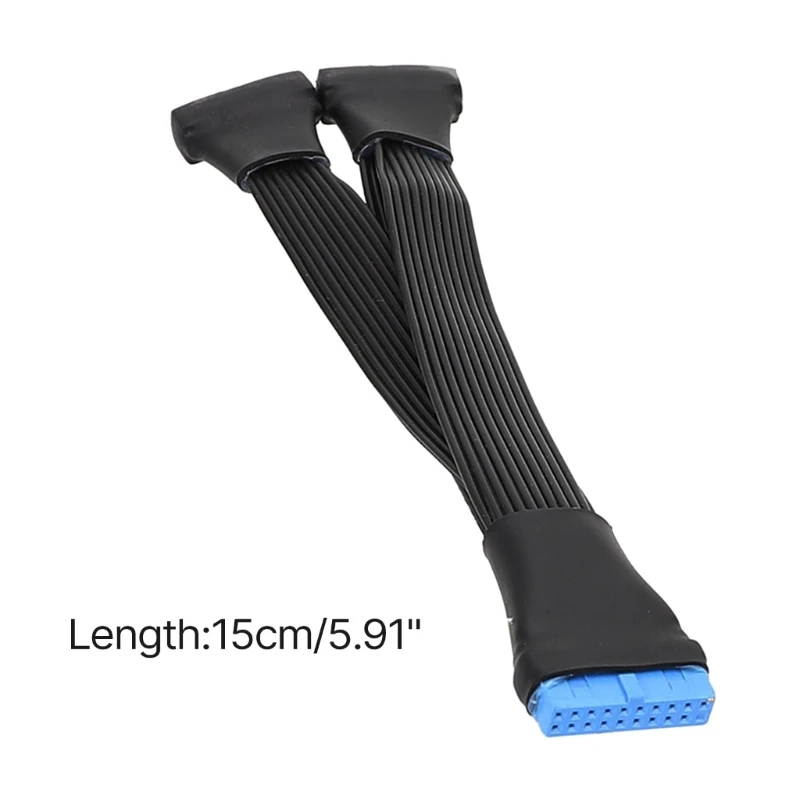 F3MA USB3.0 연장 케이블 컴퓨터 메인 보드 19Pin/20Pin 남성-여성 1-2 분배기 커넥터