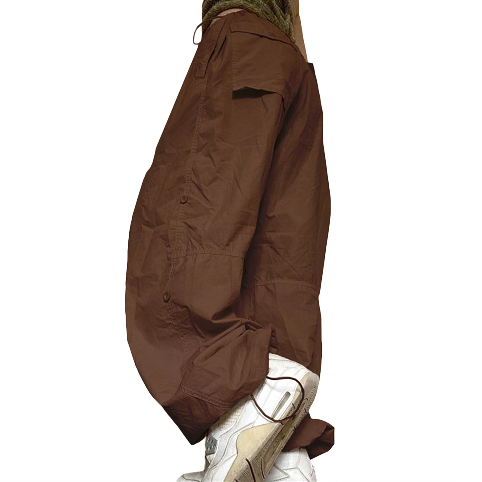 Рисунок 4 - Женские однотонные свободные брюки на шнуровке