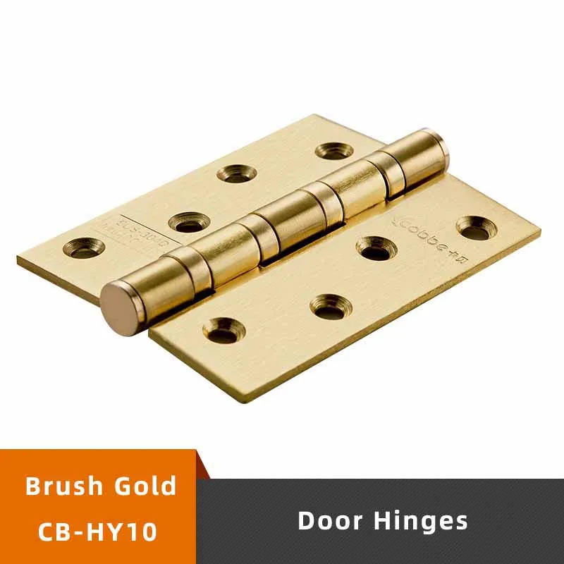 Stainless Steel Door Mute Hinge Wooden Door Hinge Solid Hinges Doors Hardware Brush Steel Gold Green Bronze Ivory White Option