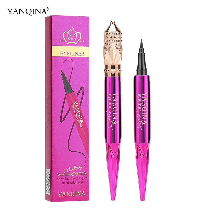 

Черная жидкая подводка для глаз, водостойкая Стойкая подводка для глаз, карандаш, быстросохнущая подводка для глаз, натуральная подводка для глаз, жидкая ручка, косметические инструменты