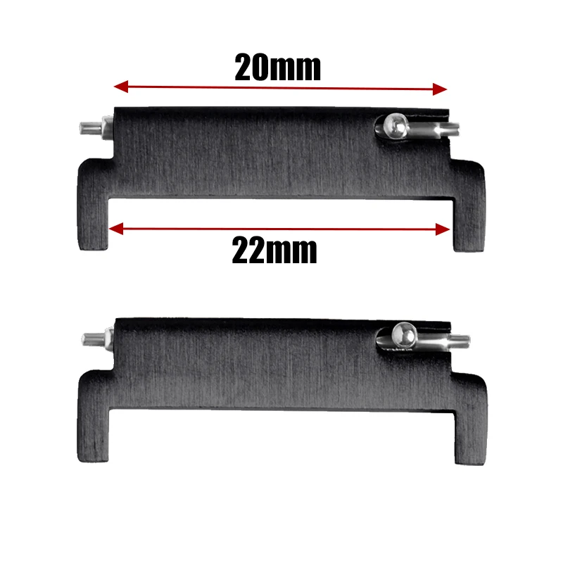 Versatile Watch Strap Adapter Set with Quick Release Pins