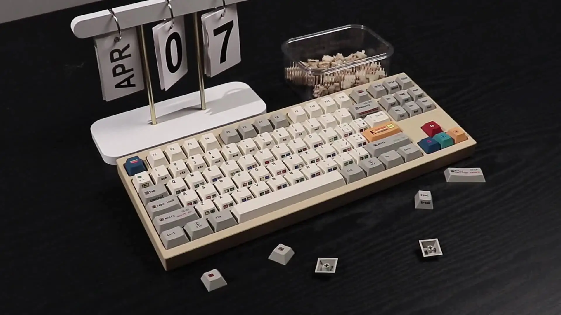 メカニカルキーボード用のレトロなc64キーキャップ,チェリー