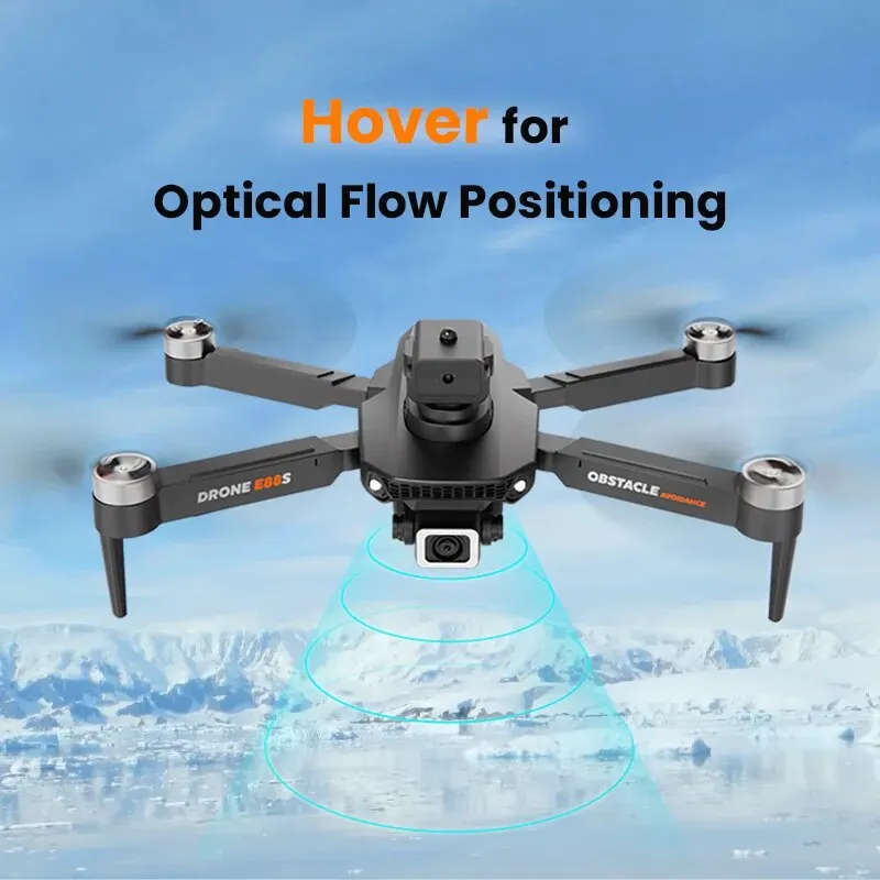 New E88 Pro Upgraded E88s RC Drone 4K Dual Camera Wide Angle Optical Flow Localization Obstacle Avoidance Quadcopter drone quadcopter