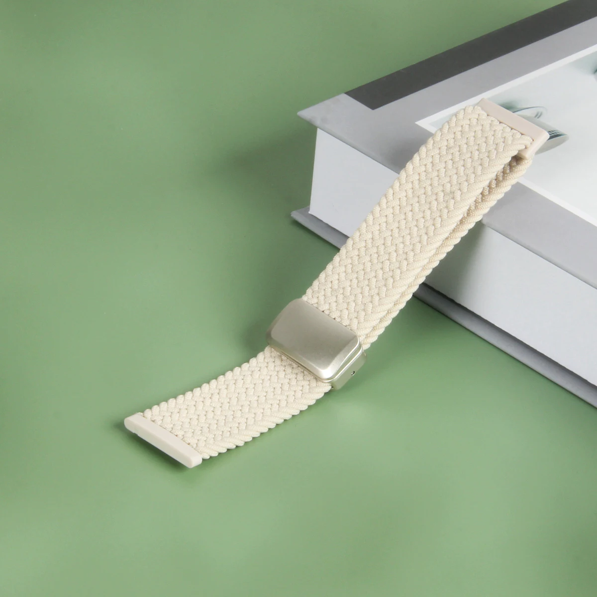 Cinturino Intrecciato In Nylon Magnetico Per Fitbit Versa 4/3/Sense 2/Sense - Elastico, Traspirante, Ricambio Uomo/Donna