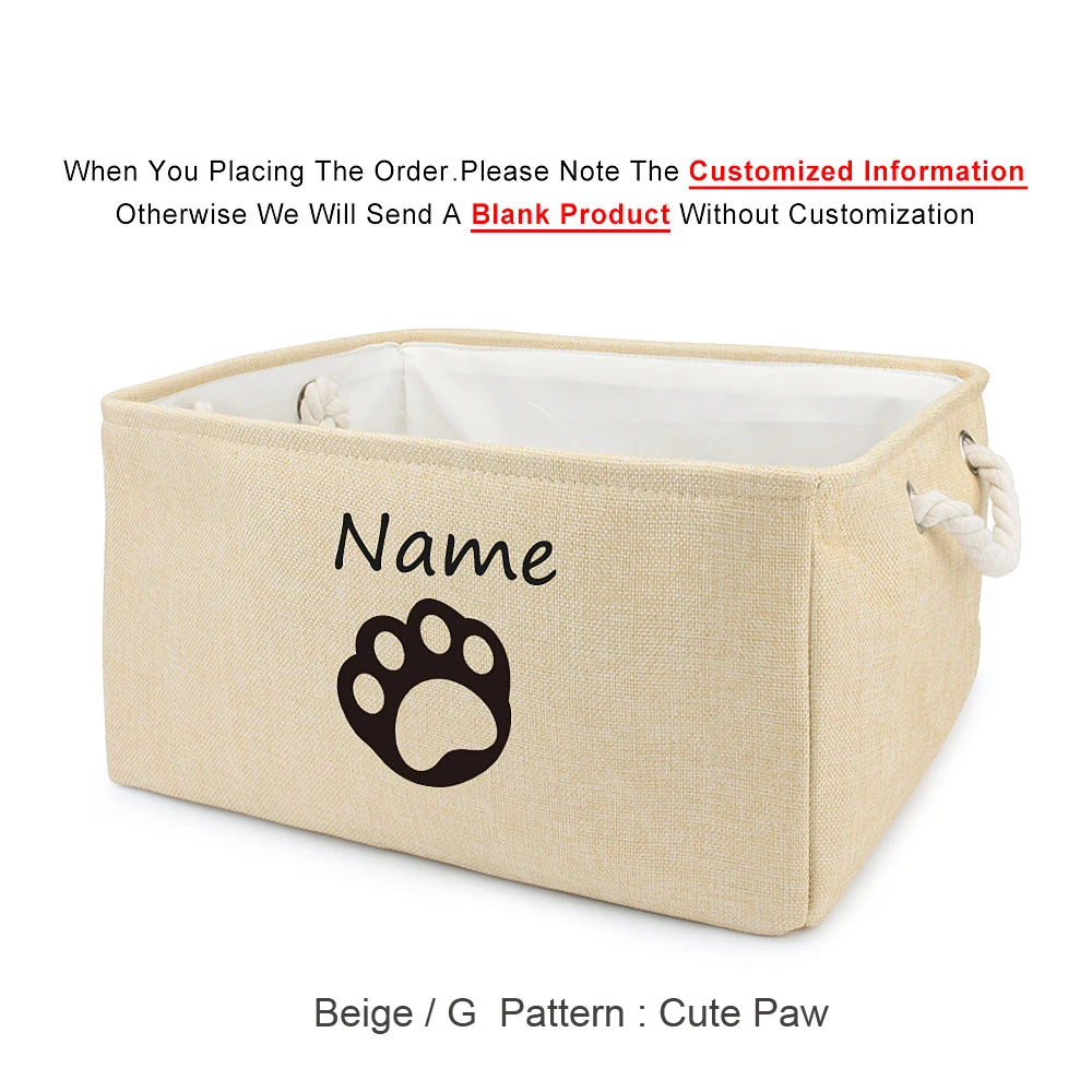 Deluxe Collapsible Dog Toy Bin with Comfortable Handles for Pet Accessory Storage