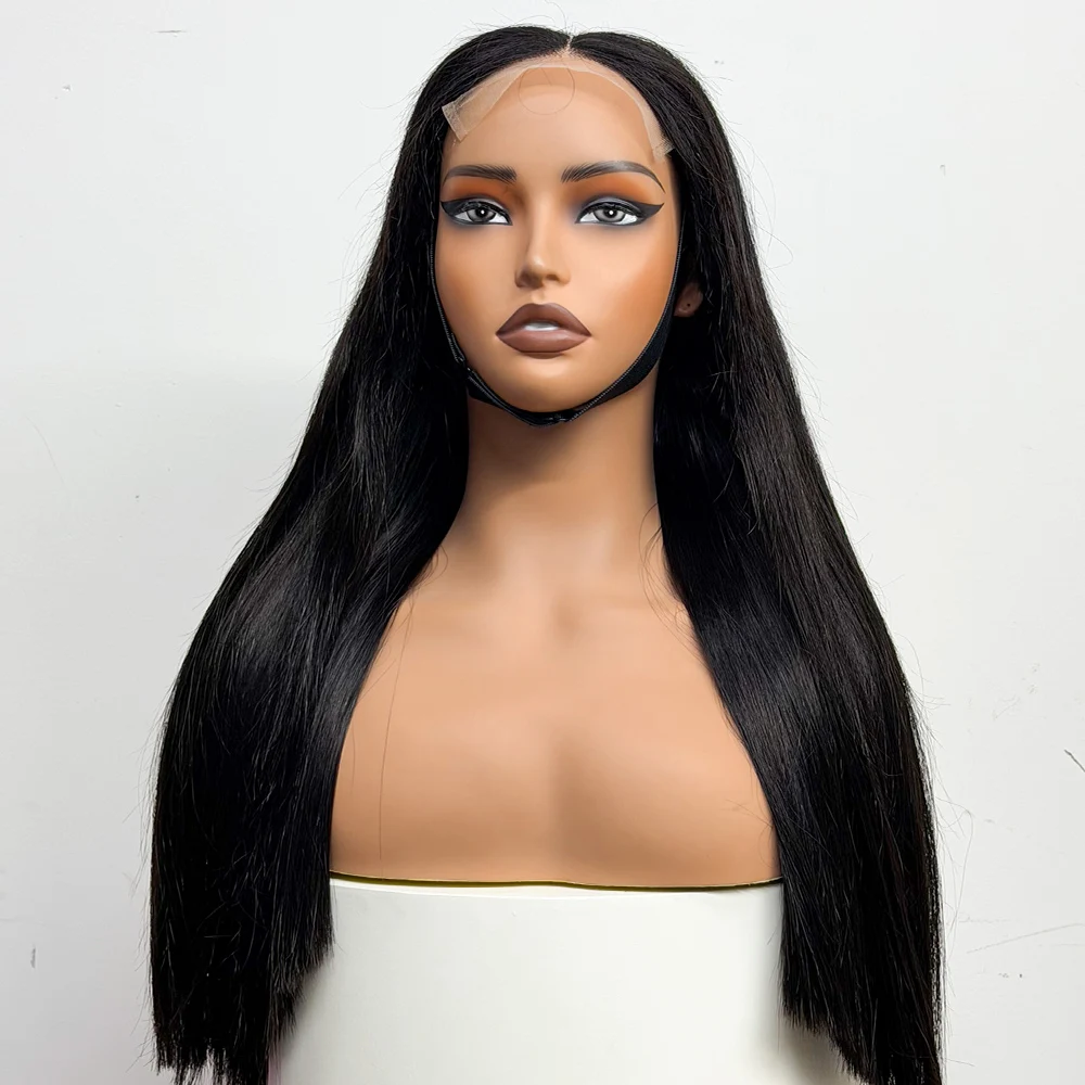 Double Drawn Bone Straight Vietnamese Straight Human Hair 350% Density 5x5 Lace Closure Human Hair Ombre P4/27 For Black Women