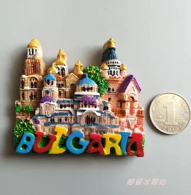 

Наклейка на холодильник из смолы в виде замка Болгарии