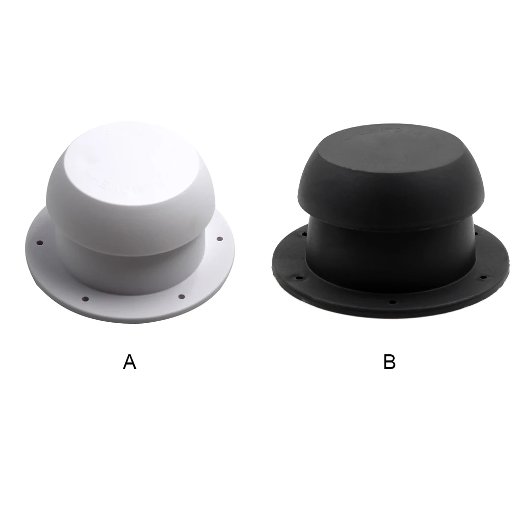 

RV Vent Covers for Roof Ventilation Caps Round Cooling Air Circulation Parts and Accessories Station Wagons black