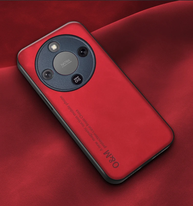 Leather Matte Shockproof Case – Soft Touch Back Cover with Enhanced Grip and Durability