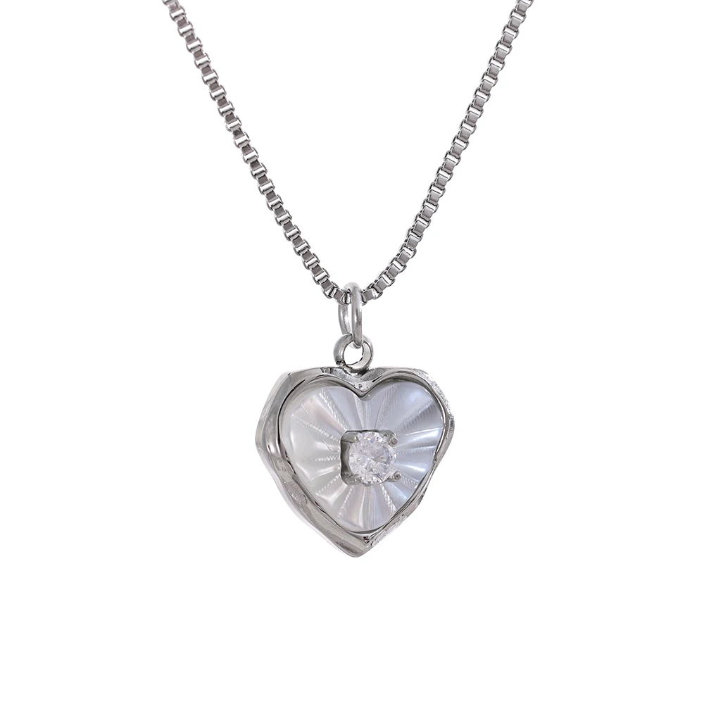 [TATIANA] 韓国☆Heart Cubic Petit Plump Heart Necklace全6色 Designer fashion, Seoul-fully created | W Concept