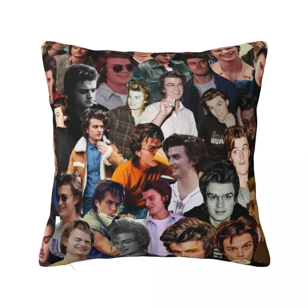 

Joe Keery Collage Throw Pillow Cushions For Children Room decorating items Cusions Cover