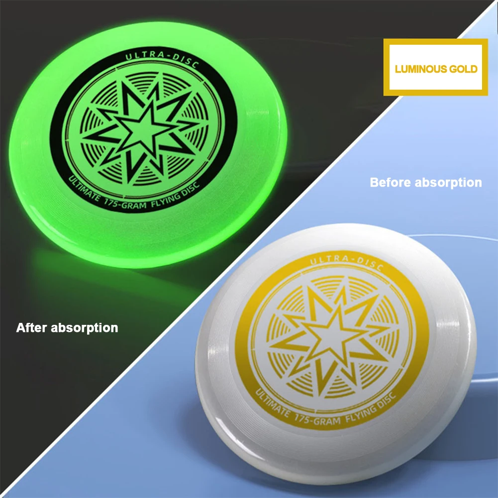 Swivel Flying Discs 175g 10.73in  Professional Nightlight Throwing Disc Lightweight for Outdoor Sports Beach Camping Game
