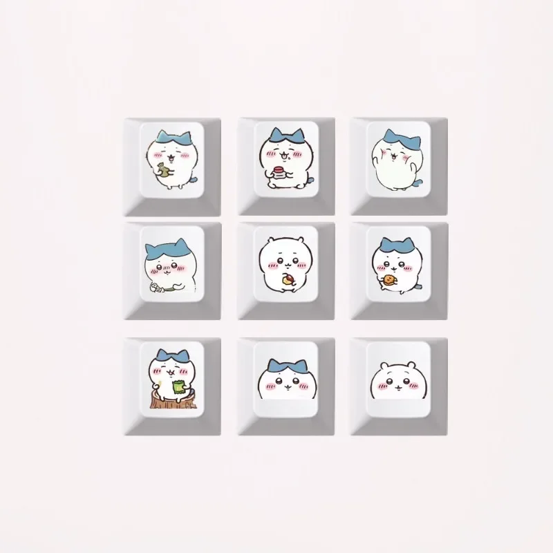 

Chiikawa hachiware Usaki Anime Cartoon Peripheral Cute Original Personalized Keycap Pbt Opaque R4 Key Birthday Gift