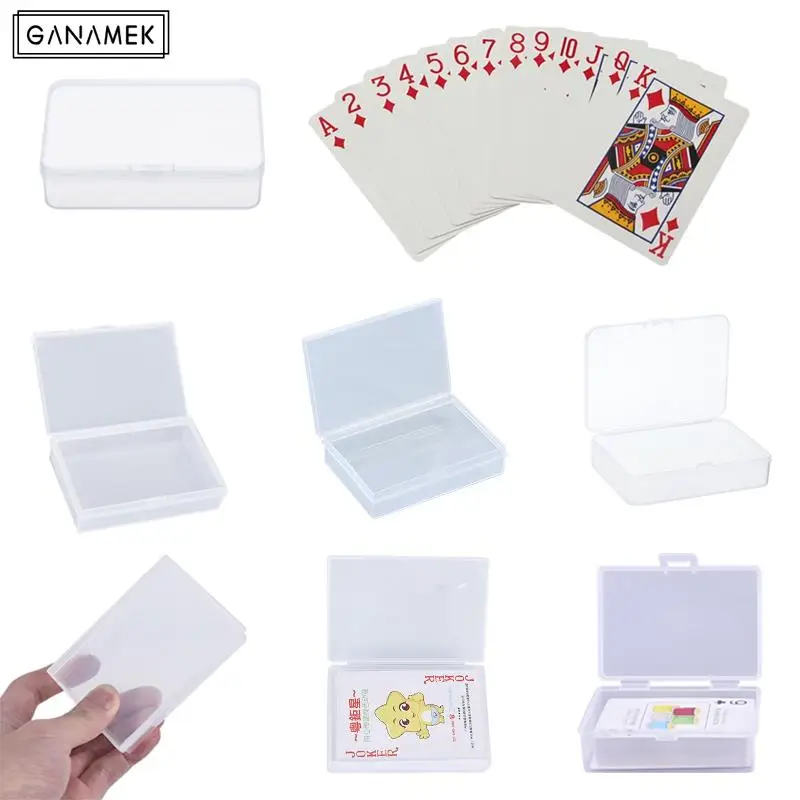 TransparentPlasticBoxesPlayingCardsContainerPPStorageCase