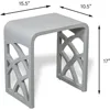 M3 Bathroom Shower Chair, Pure Grey Matte,19 lbs - Shower Chair for Inside Shower, Shower Seats for Elderly,Disabled, Adults 3