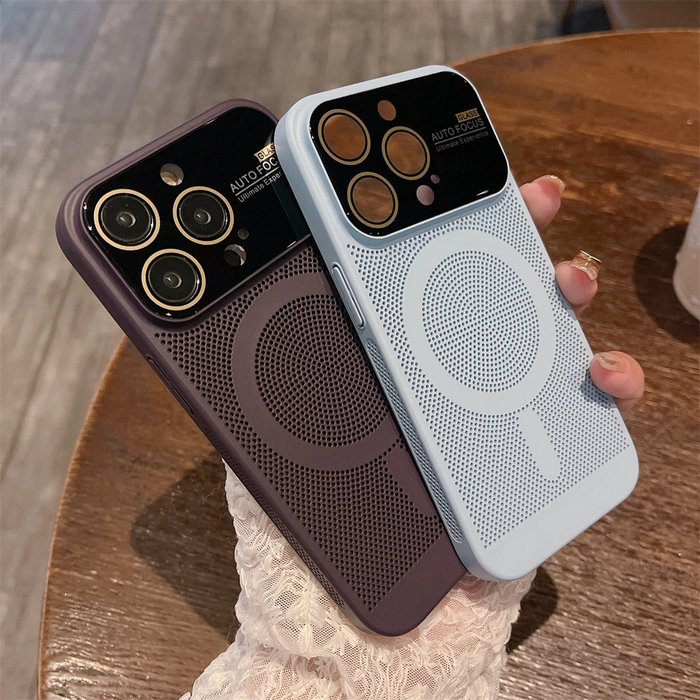 Coque magnétique pour iphone avec protection d'objectif_voghion.com
