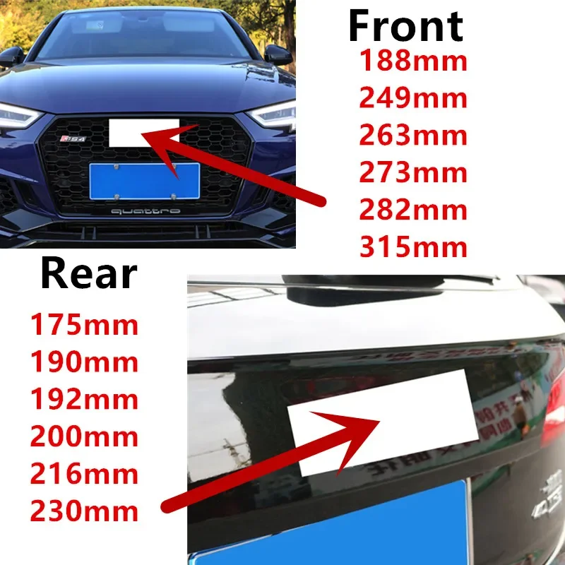 Car emblem sticker 4 Ring logo ABS Car Hood Front Bonnet Grill Rear Trunk Emblem Badge Sticker For Audi A3 A4 A5 A6 A7 Q2 Q3 Q5 Q8 TT