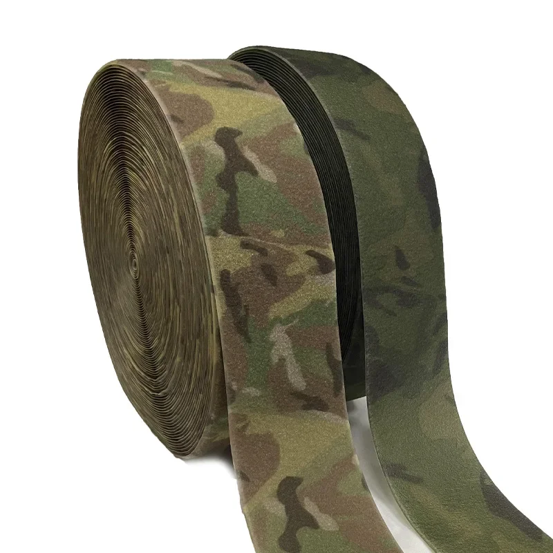 Tactical Camouflage Nylon Magic Stickers Fleece Hook Eye MCBK Equipment Printing Hair Removal Patch Multicam Black Clothing Acce
