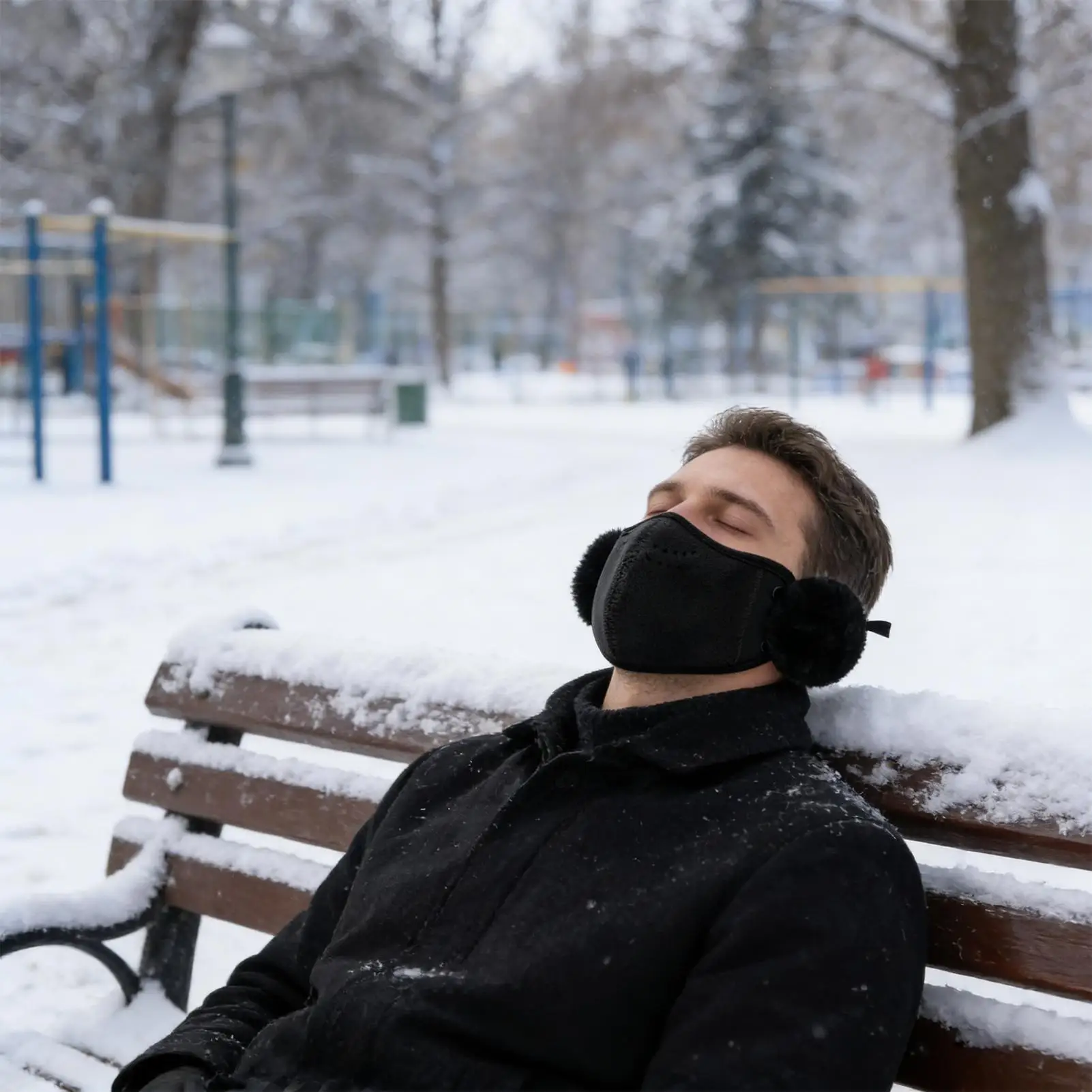 추운 날씨를 위한 얼굴 커버 귀 플랩이 있는 열 두꺼운 보호막 스포츠 하이킹 통근 사이클링을 위한 얼굴 커버 여성 겨울