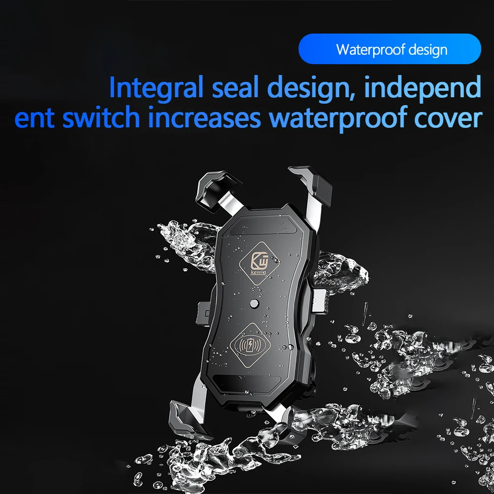 

Держатель для телефона на мотоцикл Deelife с USB/беспроводной зарядкой