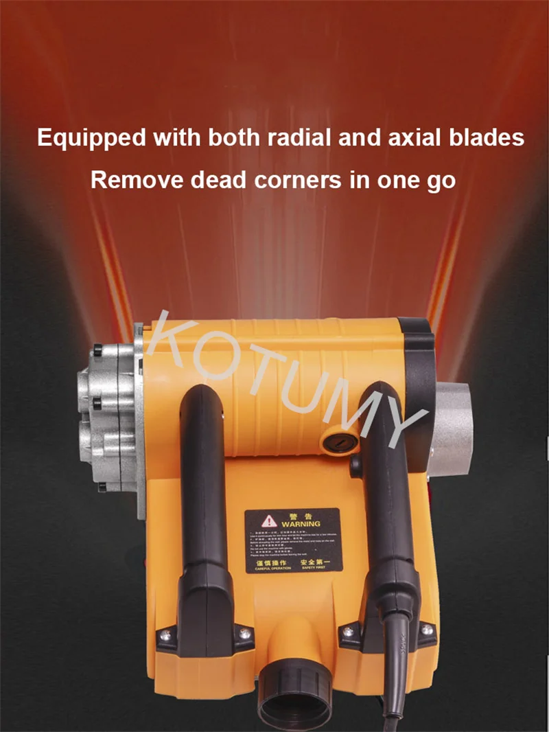 Dust-Free Wall Planing Machine Electric Cement White Gray Wall Shovel Planer Old Wall Renovation Putty Peeled Tools 220V 5