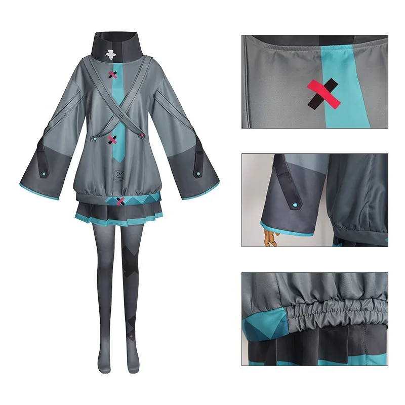 Project SEKAI: COLORFUL STAGE! Hatsune Miku Cosplay Costume for Women (Unofficial)