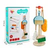 6Pcs Toddler Montessori Cleaning Play Set Toy Kids Broom Sweep Mop Set For Ages 3+ 1