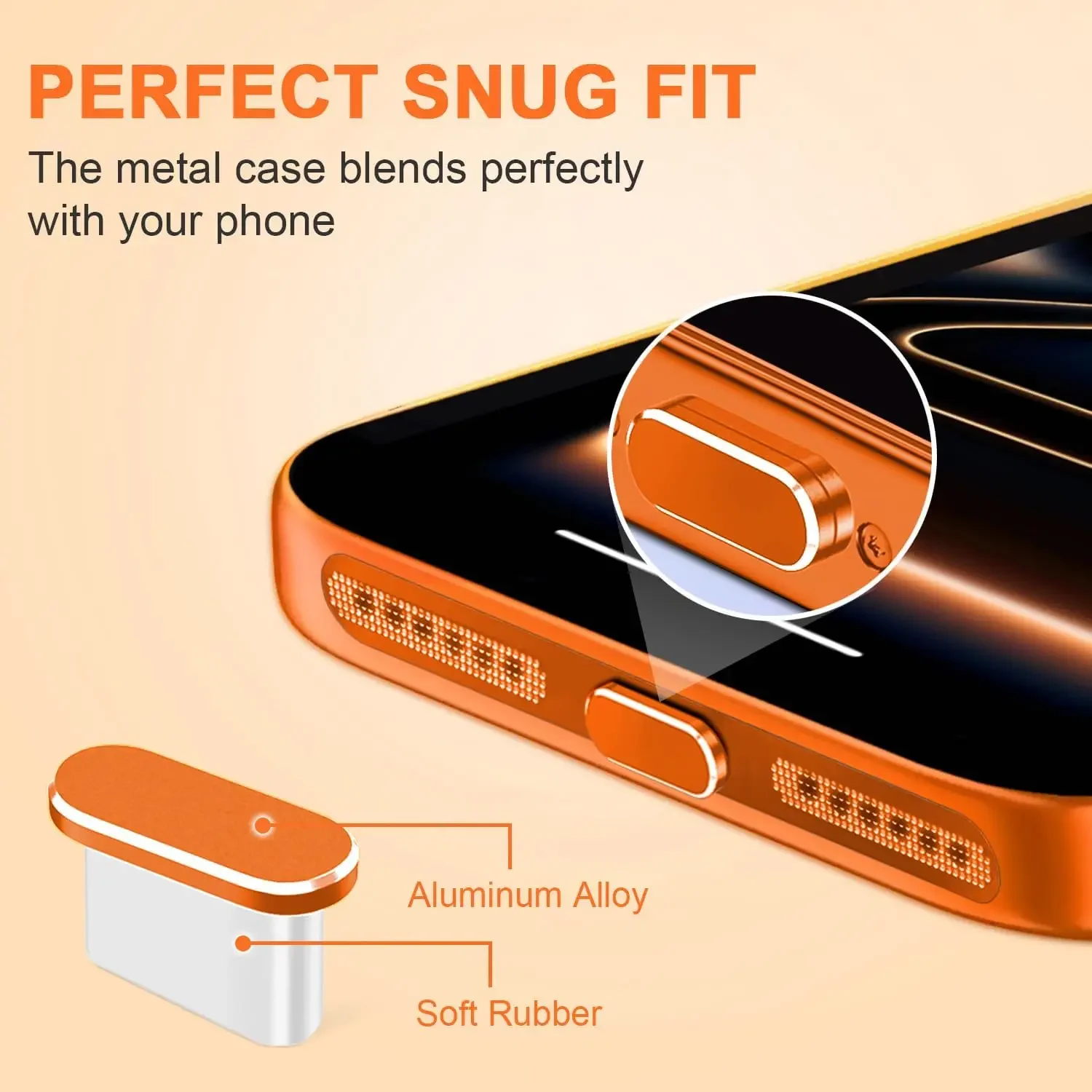 รูปสินค้า ฝาปิดพอร์ต Type-C กันฝุ่น สำหรับ iPhone 17 Pro Max & Air