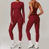 "Haven" Seamless Sculpt Long-Sleeve Activewear Set