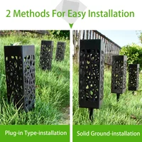 Outdoor Solar Light Led Solar Lamp Super Bright Garden Light Waterproof Solar Pathway Lamp Sunlight Powered Light For Landscape 2