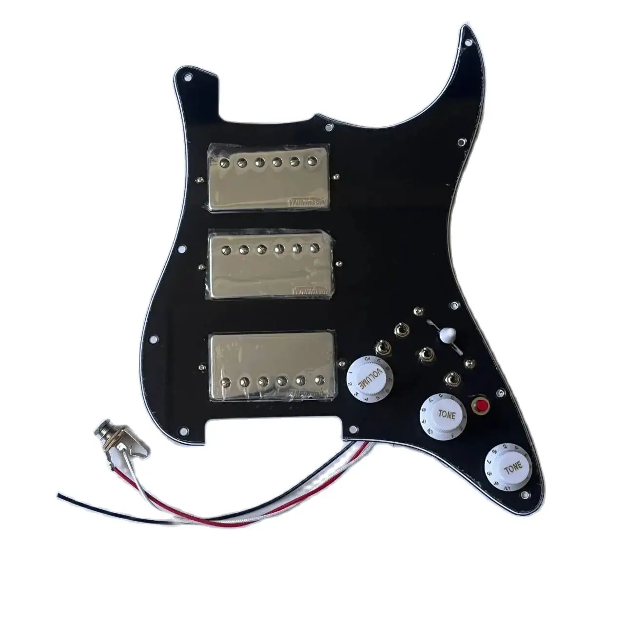 Aggiornamento Hhh Precablato Battipenna Alnico 5 Humbucker Pickup Coil Splitting Multi Switch Sostituzione Per Parti Di Chitarra