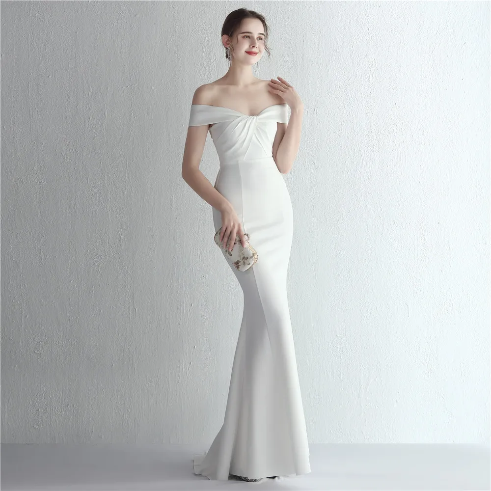 Women's  Off Shoulder Mermaid Formal Party Dress Evening Gowm