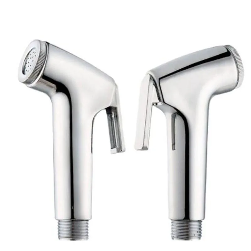 Description Picture 6 of itemself Clean wc Bathroom Toilet Spray faucet Bidet ABS white shower head tank holder telephone spring Hose tube ass anal douche