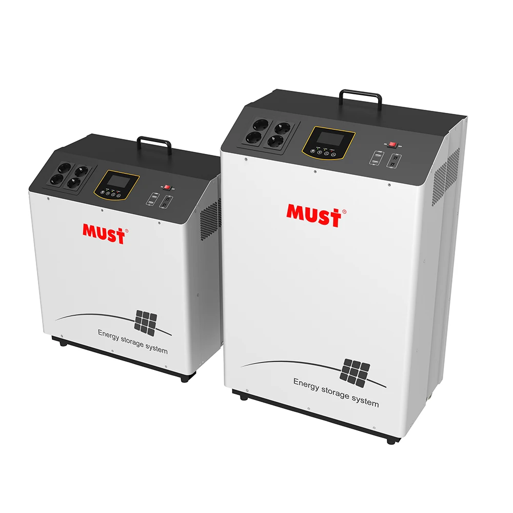 

MUST power bank station 2000W 3000W solar portable generator 60A MPPT all in one home backup solar power system