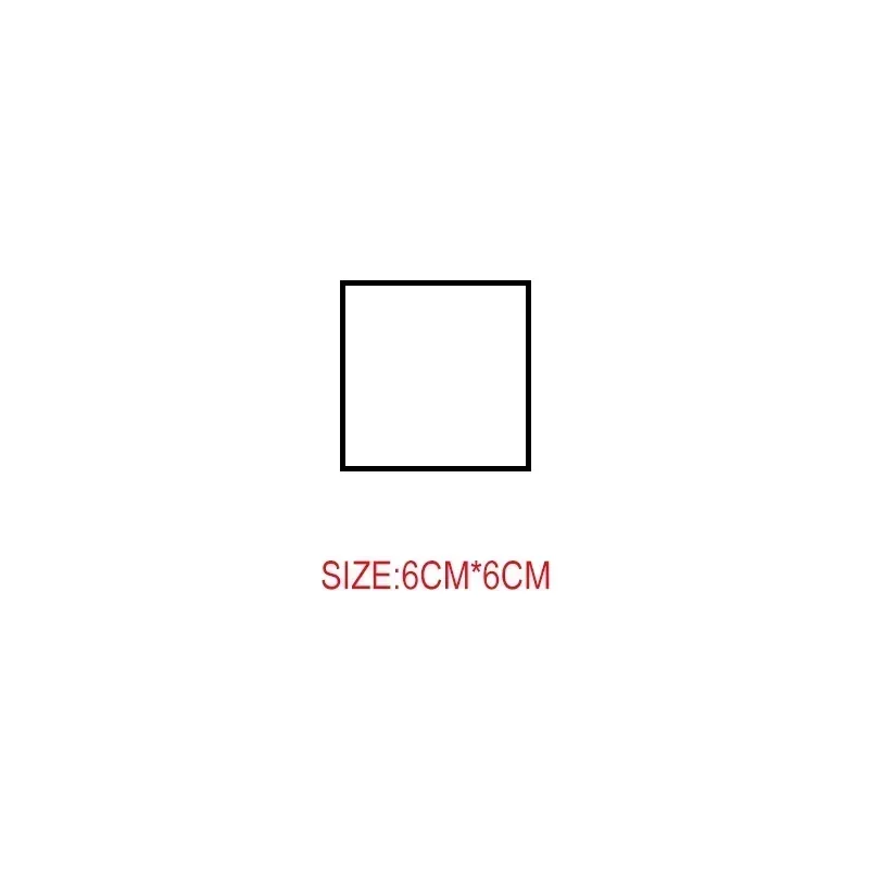 square 6x6cm