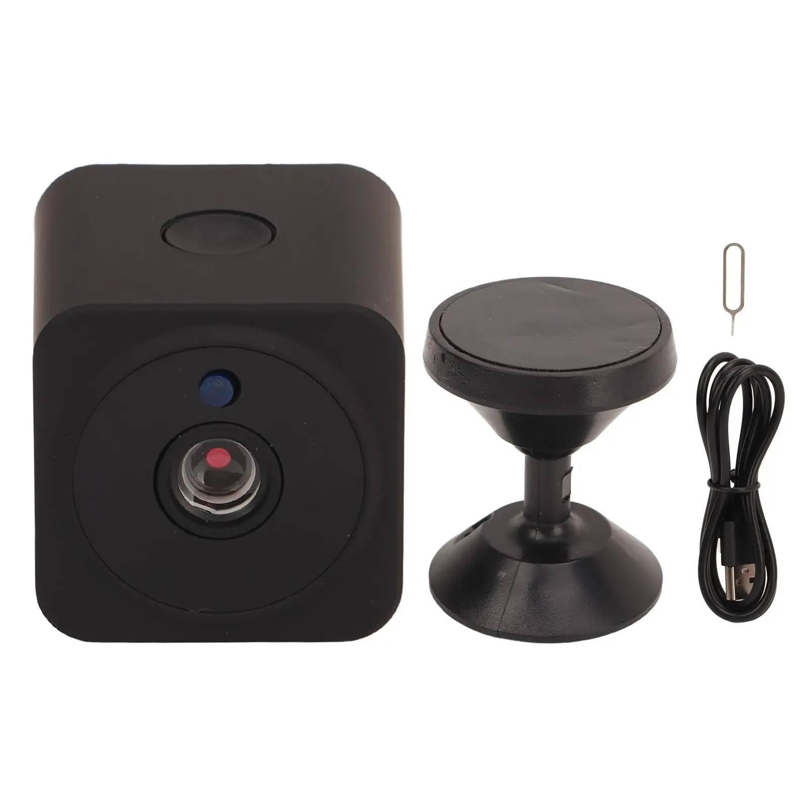Wireless Security Camera with Motion Detection, 2-Way Audio, Magnetic Mount, 500mAh Battery & 32GB Card, 2.4GHz WiFi