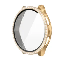 Bling Diamond Crystal Protective Bumper Case for Smartwatch - Fashionable & Durable Cover (Rose Gold)