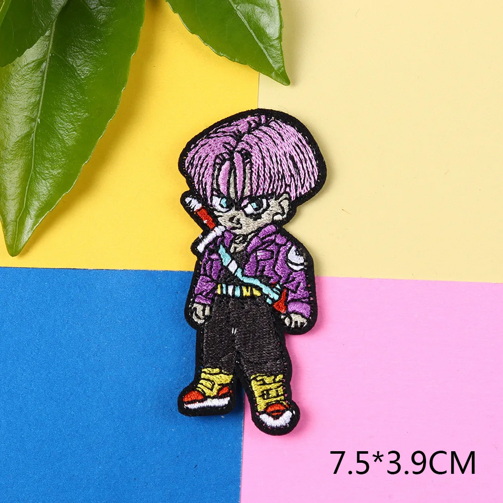 Neue 24-Stil Dragon Ball Patches Stickerei Kleidung Cartoon Dragon Aufkleber auf Kleidung Kleidungsstück Aufkleber Zubehör Patch – Detail 14