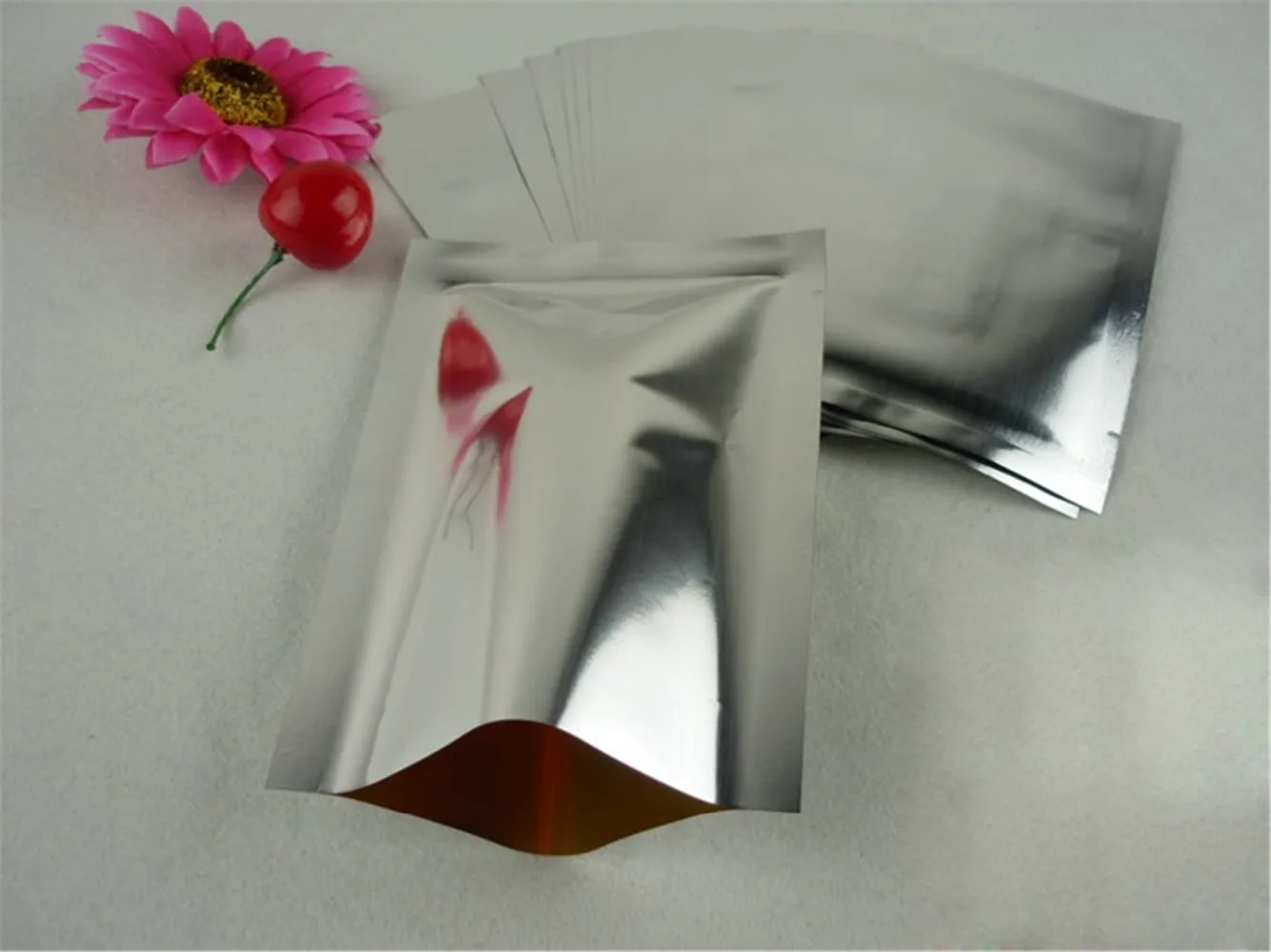 Mylar Foil Sealer Vacuum Bag Silver Aluminum Storage Bag Food Package Suit For Vacuum machine Different Sizes