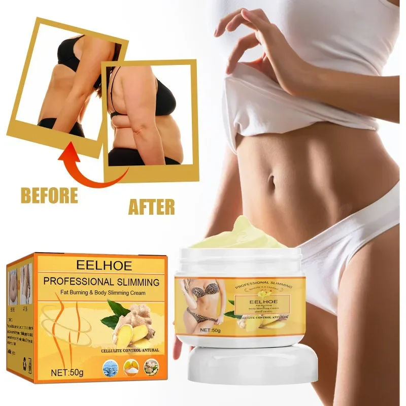 Hot Ginger Massage Cream Body Slimming Fat Burner Weight Loss Products Anti Cellulite Beauty Health Abdominal Women Dropshipping