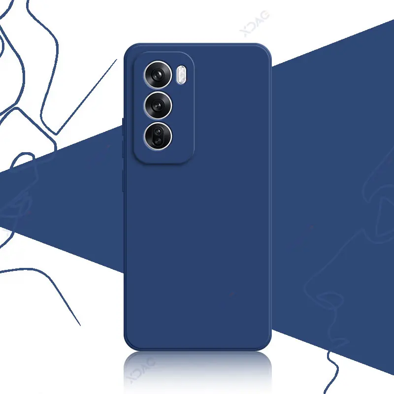 Deluxe Liquid Silicone Square Soft Back Cover